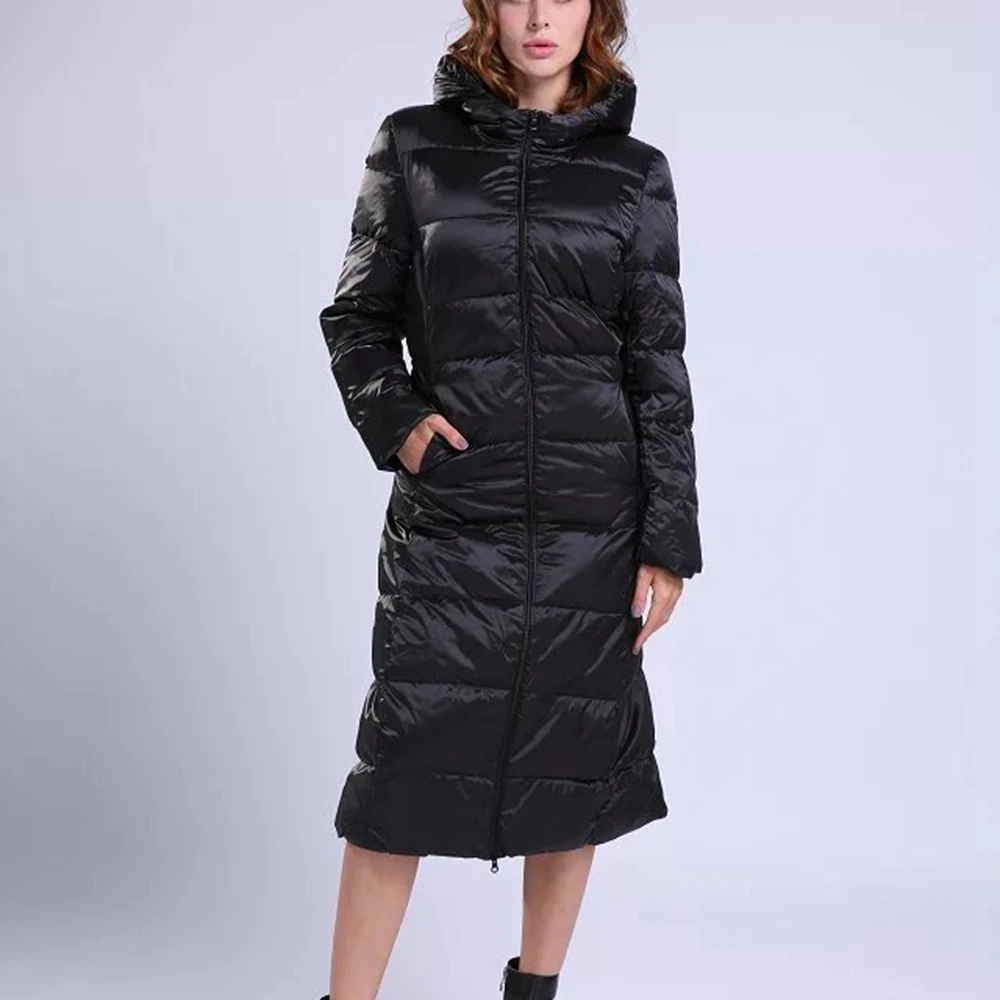 dark Haute Coton Long Mince 2017 Black Veste Chaud Vêtements Blue Parkas Col Qualité Manteau Femmes Hiver De Épaississement Femelle SMpUVz