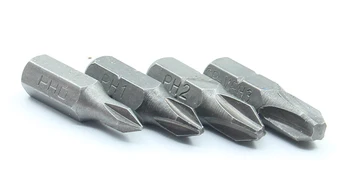 

high quality 4Pcs/Set 1/4 Inch Hex Shank PH Phillips Cross Head Screwdriver Bits Tools 25MM PH0 PH1 PH2 PH3