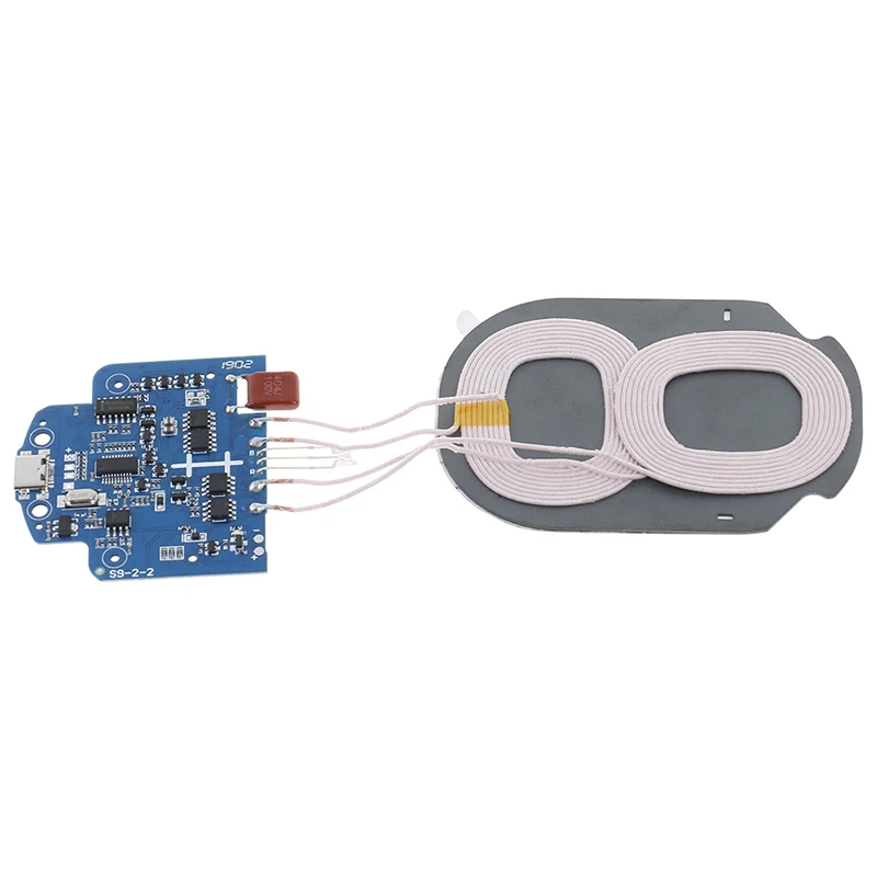7,5 Вт для зарядки телефона беспроводной зарядное устройство монтажная плата ПКБА с двойной 2 катушки Зеленый Высокое качество