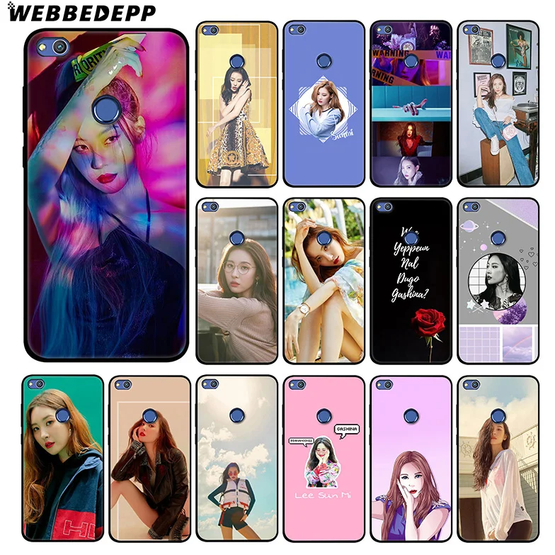 Мягкий силиконовый чехол WEBBEDEPP Sunmi LEE Kpop Girl для Huawei Honor Mate 20 10 8X 8C 8 6A 7A 7X 7C Lite Pro TPU |
