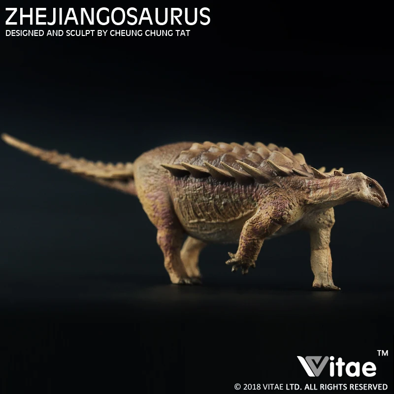 Vitae динозавр Юрского периода модель животного Zhejiangosaurus lishuiensis ankylosaurus 1:35