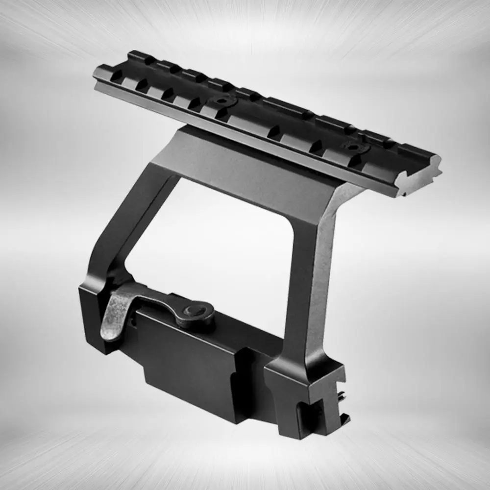 Quick Release Detachable AK74U Tactical Side Scope 20mm Standard