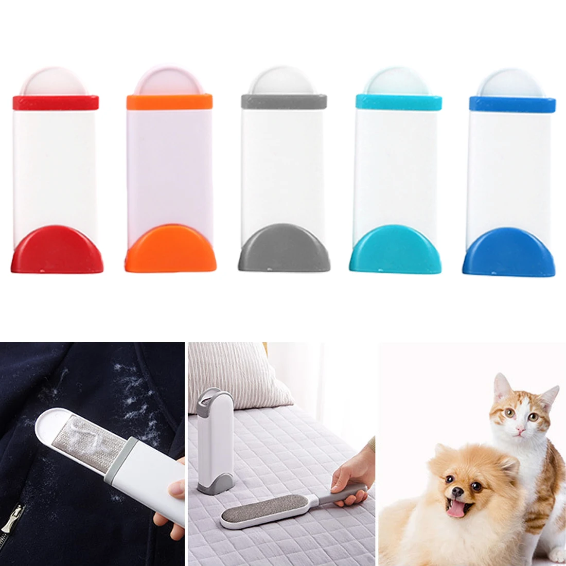 

Portable Static Brush Magic Fur Cleaning Brushes Reusable Magic Lint Dust Pet Hair Cats Static Brush Clothes Cleaning Brushes