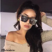Phoemix унисекс Квадратные Солнцезащитные очки Modis Oculos De Sol feminino винтажные роскошные женские брендовые дизайнерские солнцезащитные очки ретро UV400