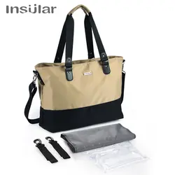 Островная Мумия пеленки мешок большой кормящих сумка дизайнерская сумка для коляски Водонепроницаемый детские сумки подгузник для