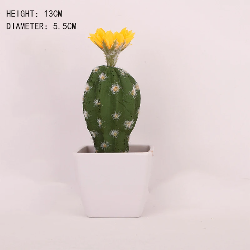 Искусственный пластик кактус суккуленты колючая груша Горшечное растение без горшка Экологичное моделирование домашний офис настольные украшения - Цвет: 10
