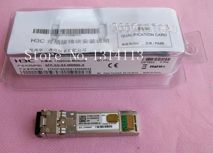 

[SAA] Wah H3C SFP + Gigabit multimode SFP-XG-SX-MM850-A 850nm 10G 300M LC Interface --2PCS/LOT