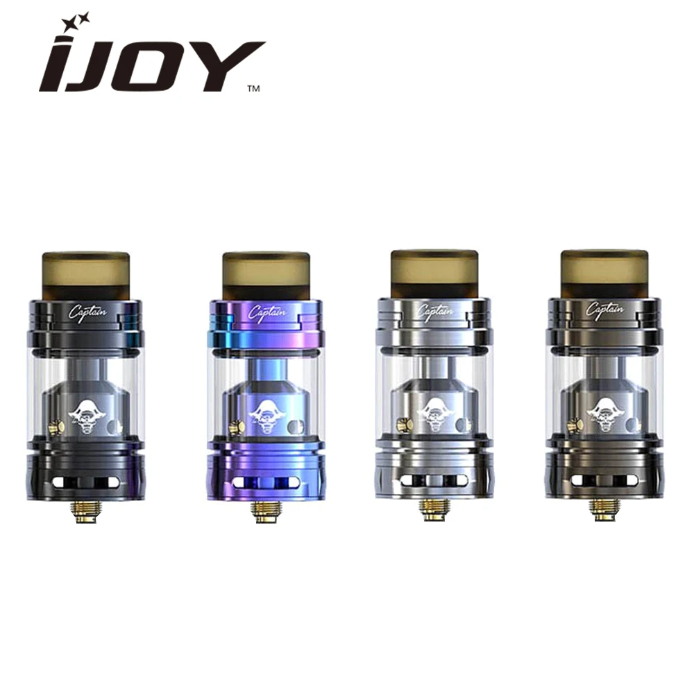 

100% Original IJOY Captain RTA Tank 3.8ml Rebuildable Atomizer 25mm Diameter Tank Electronic Cigarette VS TFV12/TFV8 Atomizer