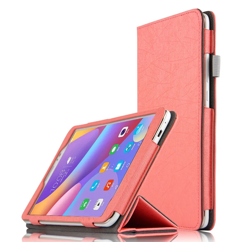 Чехол для huawei T2 Pro 10 FDR-A01W/FDR-A03L откидной складной чехол-подставка для huawei MediaPad T2 10,0 Pro 10,1 дюймов планшетов - Цвет: Red
