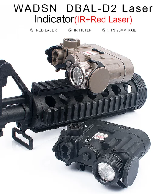 WADSN Airsoft DBAL-D2 iluminator wielofunkcyjna broń światła czerwona kropka laserowy na podczerwień taktyczne latarka ramiona akcesoria myśliwskie tanie i dobre opinie WEX328 Żarówki led Tactical DBAL-D2 Red Laser Laser Sight linterna laser picatinny linternas laser laser para armas wapens arme caza ir light WADSN Airsoft DBAL-D2 iluminator wielofunkcyjna broń światła czerwona kropka laserowy na podczerwień taktyczne latarka ramiona akcesoria myśliwskie tanie i dobre opinie WEX328 Żarówki led Tactical DBAL-D2 Red Laser Laser Sight linterna laser picatinny linternas laser laser para armas wapens arme caza ir light