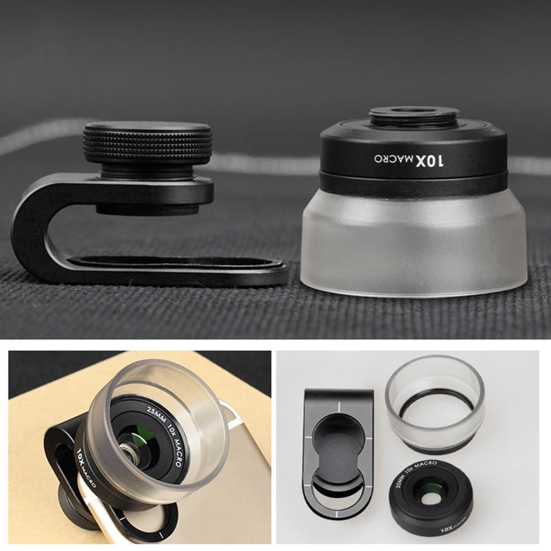 Pholes 4K Hd 25 мм 10X Макро Pro объектив для мобильного телефона фото камера