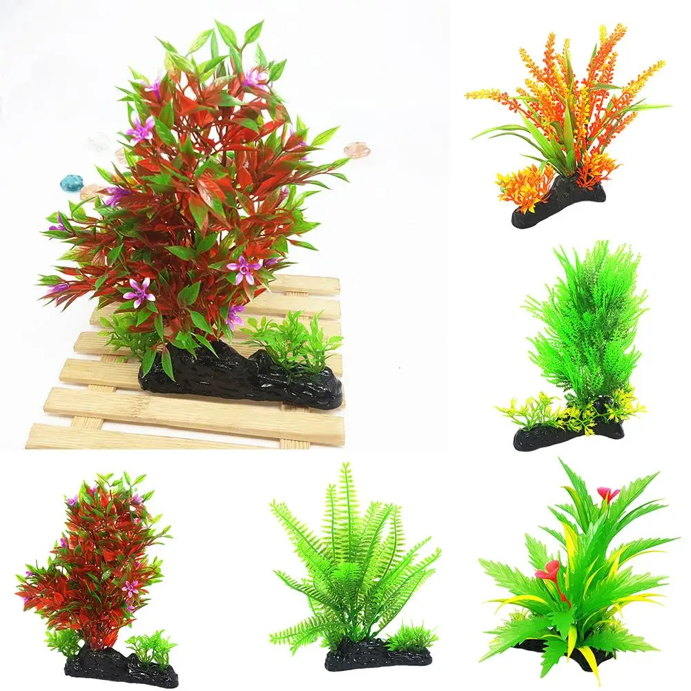 Aquarium Fish Tank Artificial Aquatic Plants Waterweeds Ornament