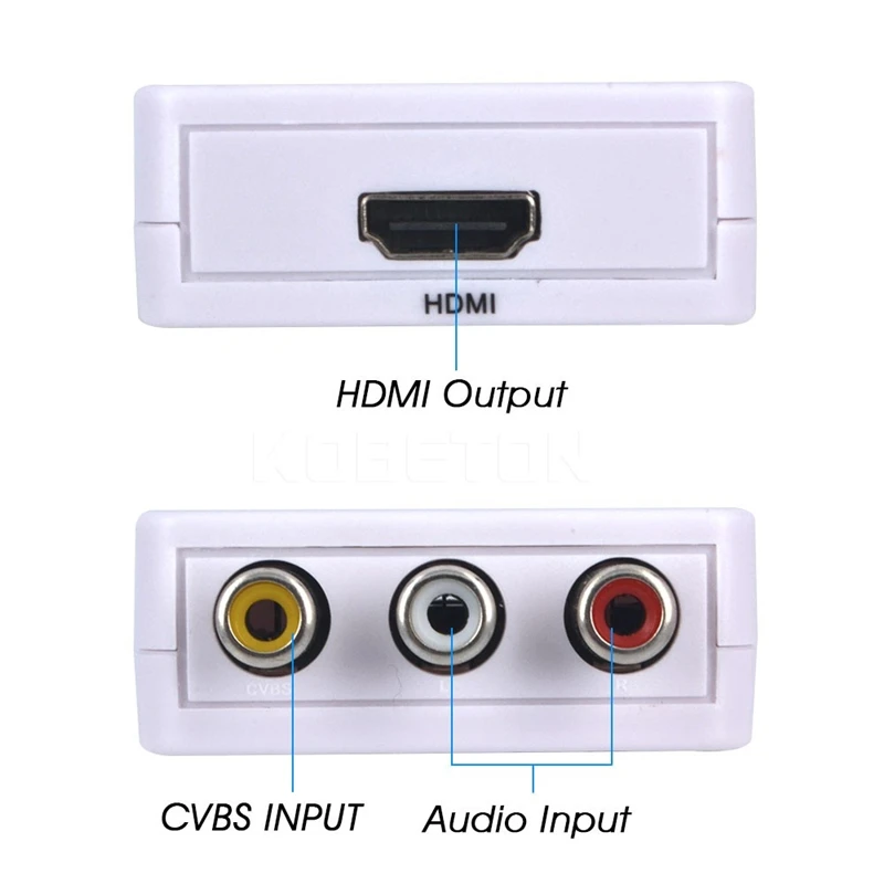 Rankman HDMI to AV/RCA Adapter HDMI2AV Converter CVBS L/R Video NTSC/PAL Box 1080p for HDTV TV-box PS3 Laptop PC Projector Rankman HDMI to AV/RCA Adapter HDMI2AV Converter CVBS L/R Video NTSC/PAL Box 1080p for HDTV TV-box PS3 Laptop PC Projector