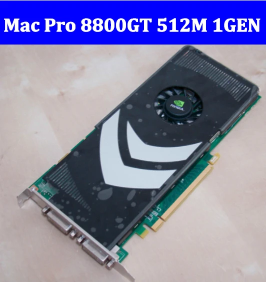  Free shipping 100% Original mac pro 1Gen 2005-2007 MACPRO GeForce 8800GT 512M Video Graphics Card 