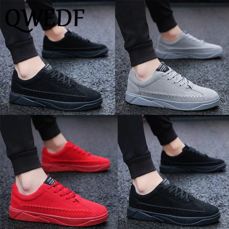 

QWEDF Spring and summer Korean version of the trend of men's shoes outside the increase of shoes men's sports shoes wild SC-91