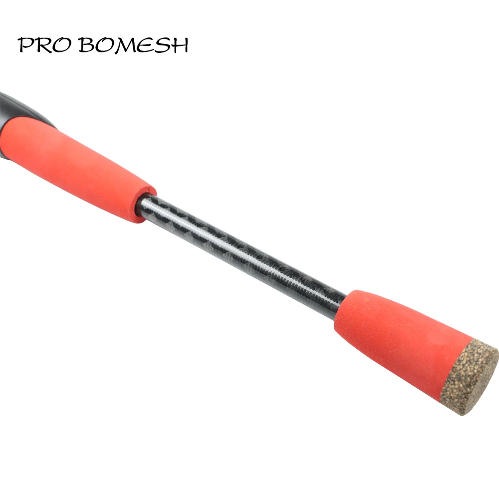 Pro Bomesh 1 комплект алюминиевая Зажимная гайка+ 3 K углеродная трубка спиннинговое литье EVA ручка комплект DIY Удочка Полюс аксессуар ремонтный стержень