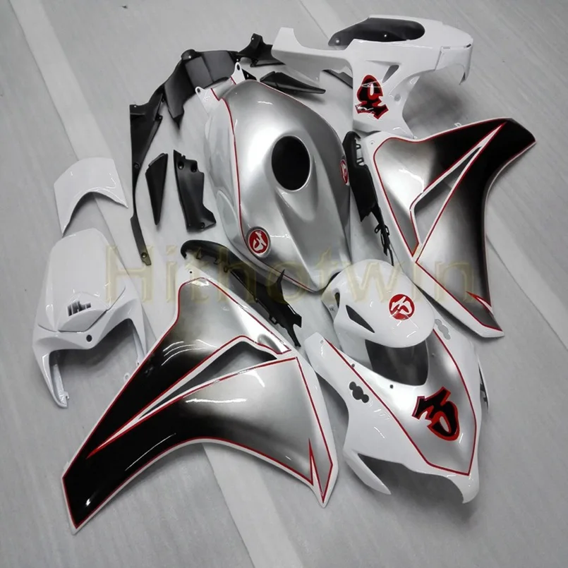 Custom motorcycle article for CBR1000RR 2008 2009 2010 2011 CBR 1000 RR Fairings+Botls+Injection mold silver M2 | Автомобили и