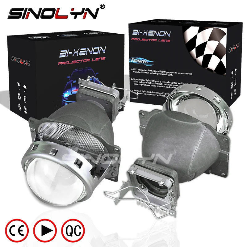 SINOLYN HID Bi xenon 3,0 дюйма объектив проектора комплект модифицированных объективов, используйте D1S D2S D2H D3S D4S лампы для автомобиля стайлинг фары