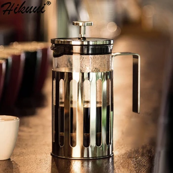 

350 600 1000ml Manual Coffee French Presses Pot Glass Stainless Steel Plunger Tea Infuser Maker Filter Household Percolator Tool