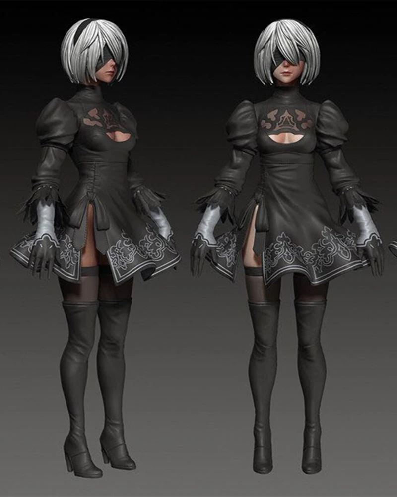 Новое поступление 2017 костюм для косплея NieR:Automata 2B No. 2 Тип B изготовленный на