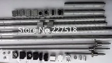 6 компл. линейный рельс SBR16-550/640/800 мм + SFU1605-500/500/700/700 мм винт 4 комплекта BK/BF12 + 4 шт. гайка корпус + 4 D25-L30-6.35 * 10 мм Пара