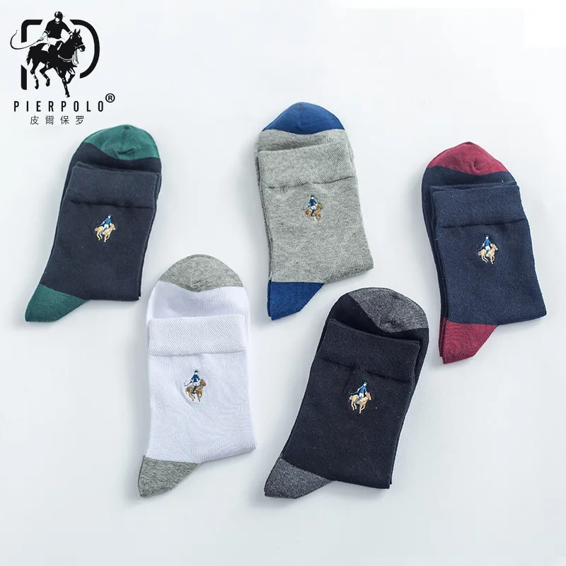 5pairs/lot winter men socks Pure Cotton thicker warm crew Socks