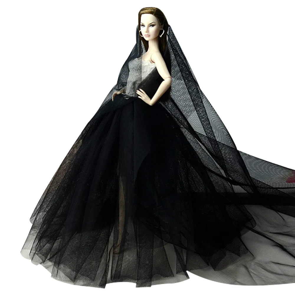NK один шт 2019 принцесса свадебное платье благородвечерние ное вечернее платье для куклы Барби модный дизайн наряд лучший подарок для