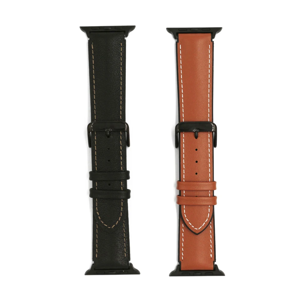 URVOI band for apple watch series1 2 leather strap for iwatch belt high quality breathable TPU back leather face design 38 42mm8