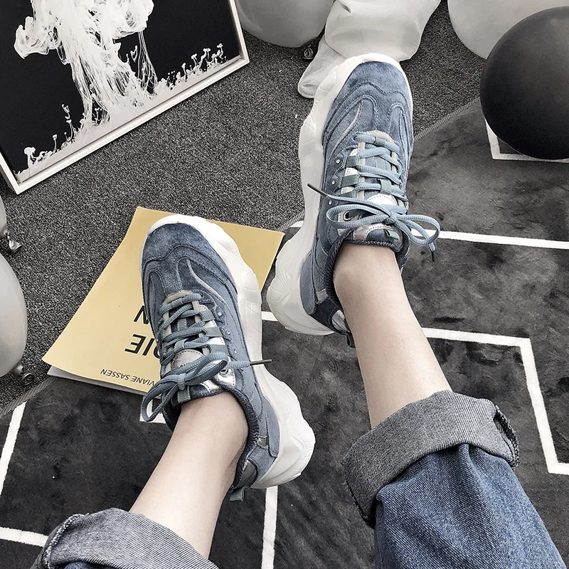 

Fashion Sneaker Women Breathable Sport Running Shoes Woman Bordered Platform Sneakers Walking Shoes Women trainers MM-108