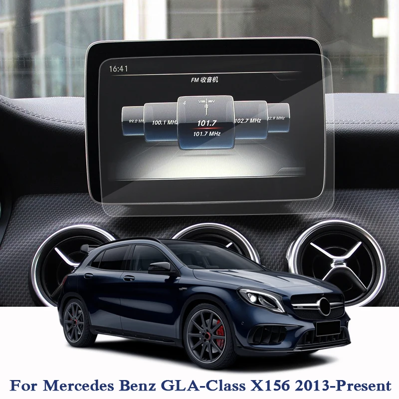 #*Cheap For Mercedes Benz GLA Class X156 2013 Present Car Styling GPS Navigation Screen Glass Protective Film Dashboard PET Display Film