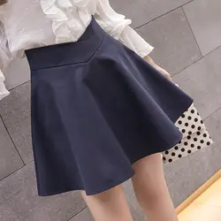 2019 элегантный дизайн элегантные юбки женские весна Высокая талия тюль мини-юбка плюс размер корейский А-силуэт kawaii юбка jupe femme