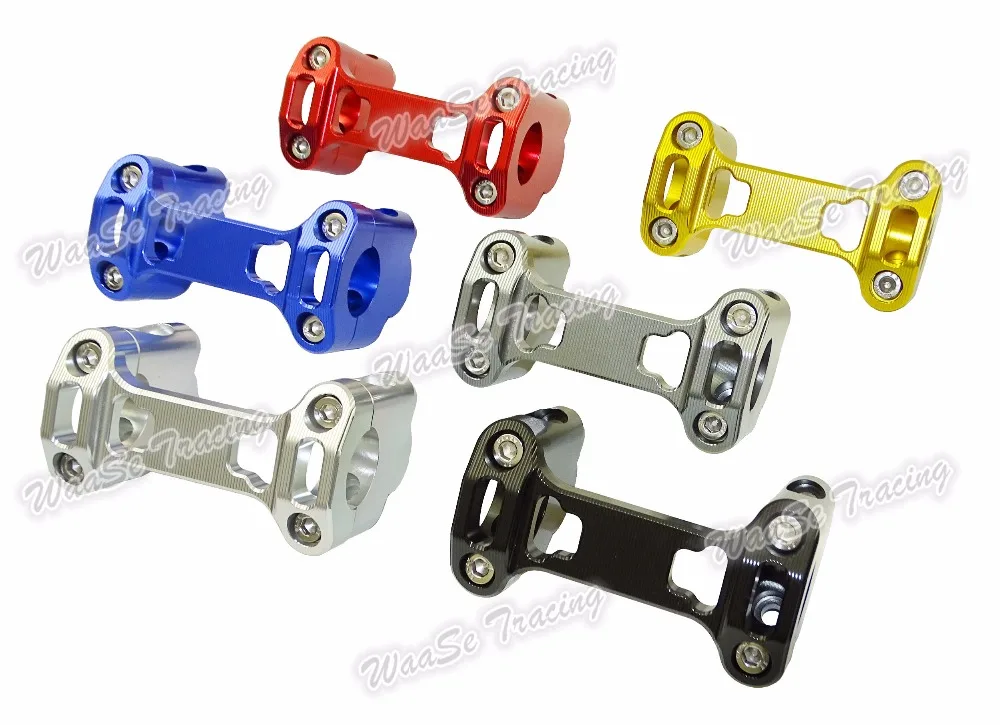 CNC Handlebar Handle Bar Riser Clamp Kit For BMW R1200GS R1200 GS GSA ADV Adventure Water