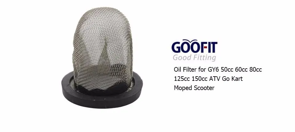 GOOFIT масляный фильтр для GY6 50cc 60cc 80cc 125cc 150cc ATV Картинг Мопед скутер K070-118-2