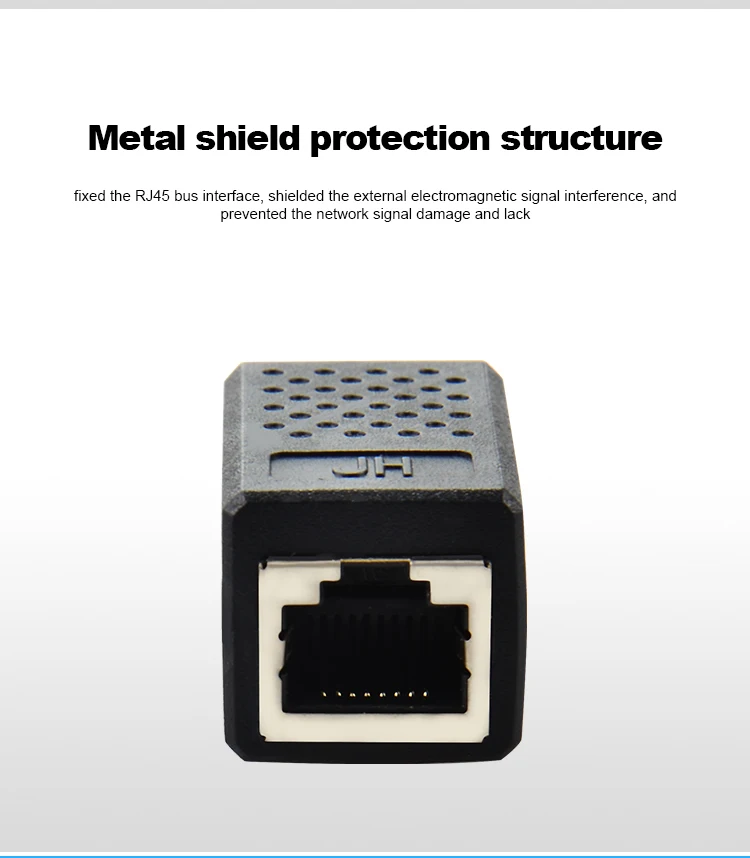 8Network Connector Adapter Cable extende 8P8C RJ45 Lan Cable Coupler Extender RJ45 Extension Converter Female to Female Cat765e