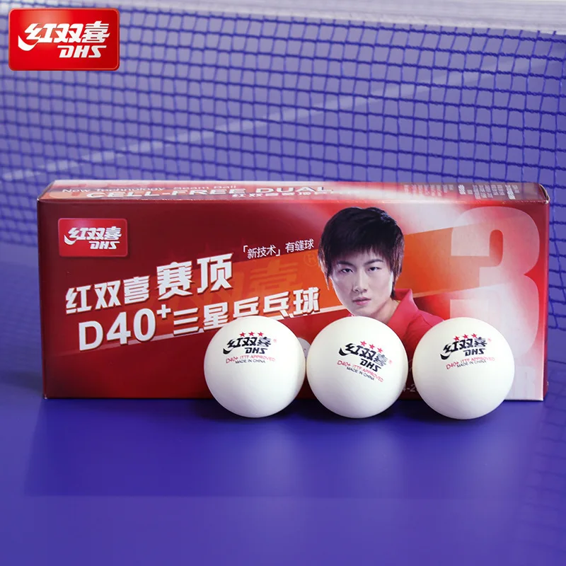 D40 + تنس طاولة كرات (3 نجمة ، جديد المواد 3 نجوم الملحومة ABS كرات) البلاستيك بولي بينغ بونغ كرات DHS 3 نجوم 2019