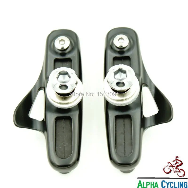 Ultra Lightweight Road Bike C Brake Shoes + Brake Pads, 1 Pair, Fit