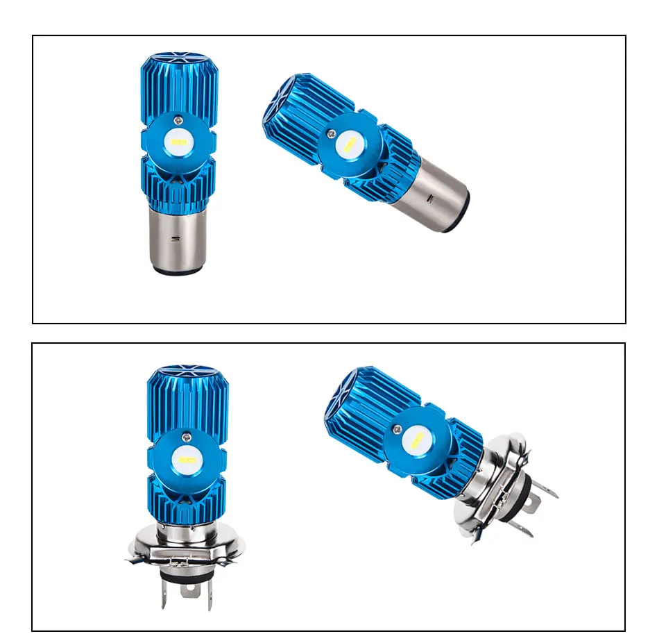 LED H4 P43t HS1 LED BA20D H6 Motorcycle Headlight Bulb 2400Lm HI-LO Lamp Scooter Accessories Moto DRL Lights For Suzuki 12V  (21)
