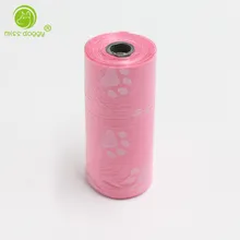 Пакет для собачьих экскрементов 20 рулонов = 300 шт., 15 шт./рулон, биоразлагаемые ПЭТ собачьих отходов Палочки, косметички, можно подобрать ангельские личный дозатор для собак с печатью сумка