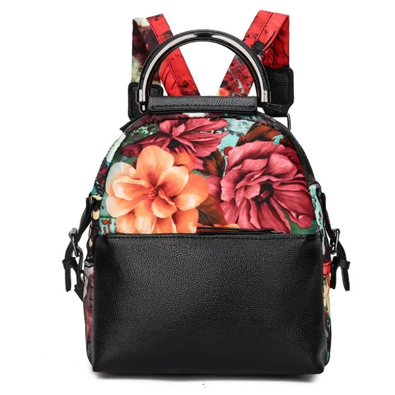 

Women Printing Backpack Anti-Theft Casual School Backpacks For Teenager Girls Travel Large Capacity Multifunction Backpack
