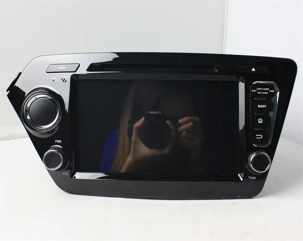 Cheap DSP  Android 9.0 2GB RAM 16GB 4 core BT Wifi GPS Map DVR rear camera OBD TV Car DVD Player RDS Radio For kia K2 RIO 2010-2015 4