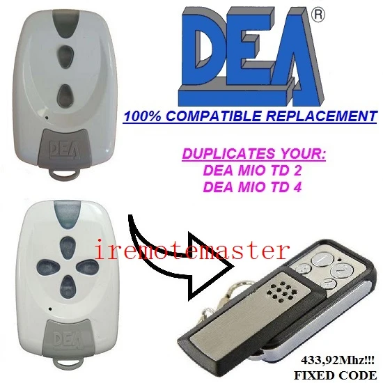 

DEA MIO TD 2/4 replacement remote duplicator high quality
