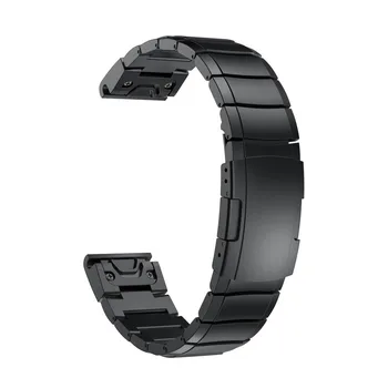 

Ouhaobin Genuine Stainless Steel Bracelet Quick Replacement Fit Band Strap Wristband For Garmin Fenix 5X GPS Dropship