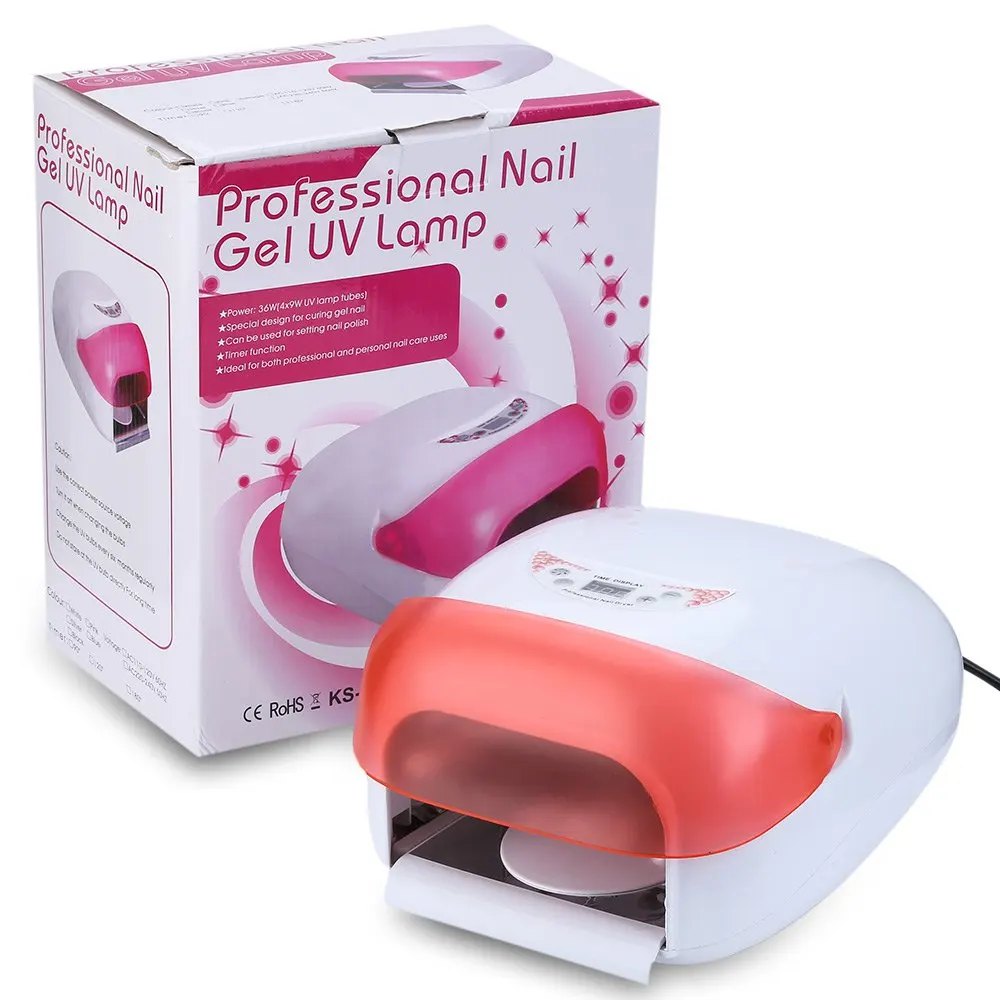 Pro 36W UV Phototherapy Nail Gel Lamp Nail Polish Dryer Heater Built in