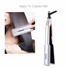 Профессиональный Выпрямитель для волос керамический турмалин плоский утюг цифровой ЖК-дисплей быстрый нагрев регулируемые Инструменты для укладки температуры