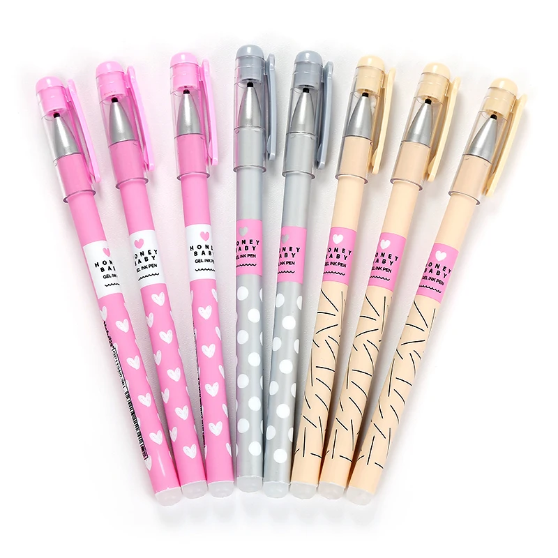1pc 0.38mm Erasable Gel Pen, Cute Cartoon Fashion Series With Erasable