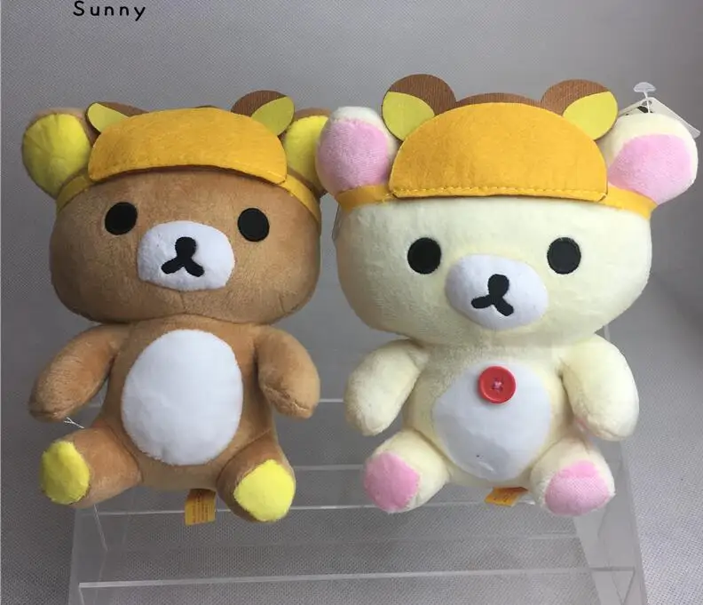 2 шт./лот смешанные стили Медведь Rilakkuma, плюшевый игрушка, Свадебные/вечерние/компания юбилей рекламные Rilakkuma Медведь Подарки Игрушка - Цвет: Синий