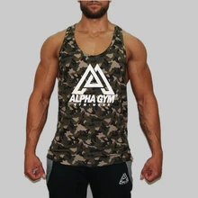 Мужские майки, камуфляжная майка без рукавов, мужская майка для тренажерного зала, майка для тренировки, майка, майка для кроссфита, брендовая одежда для мальчиков