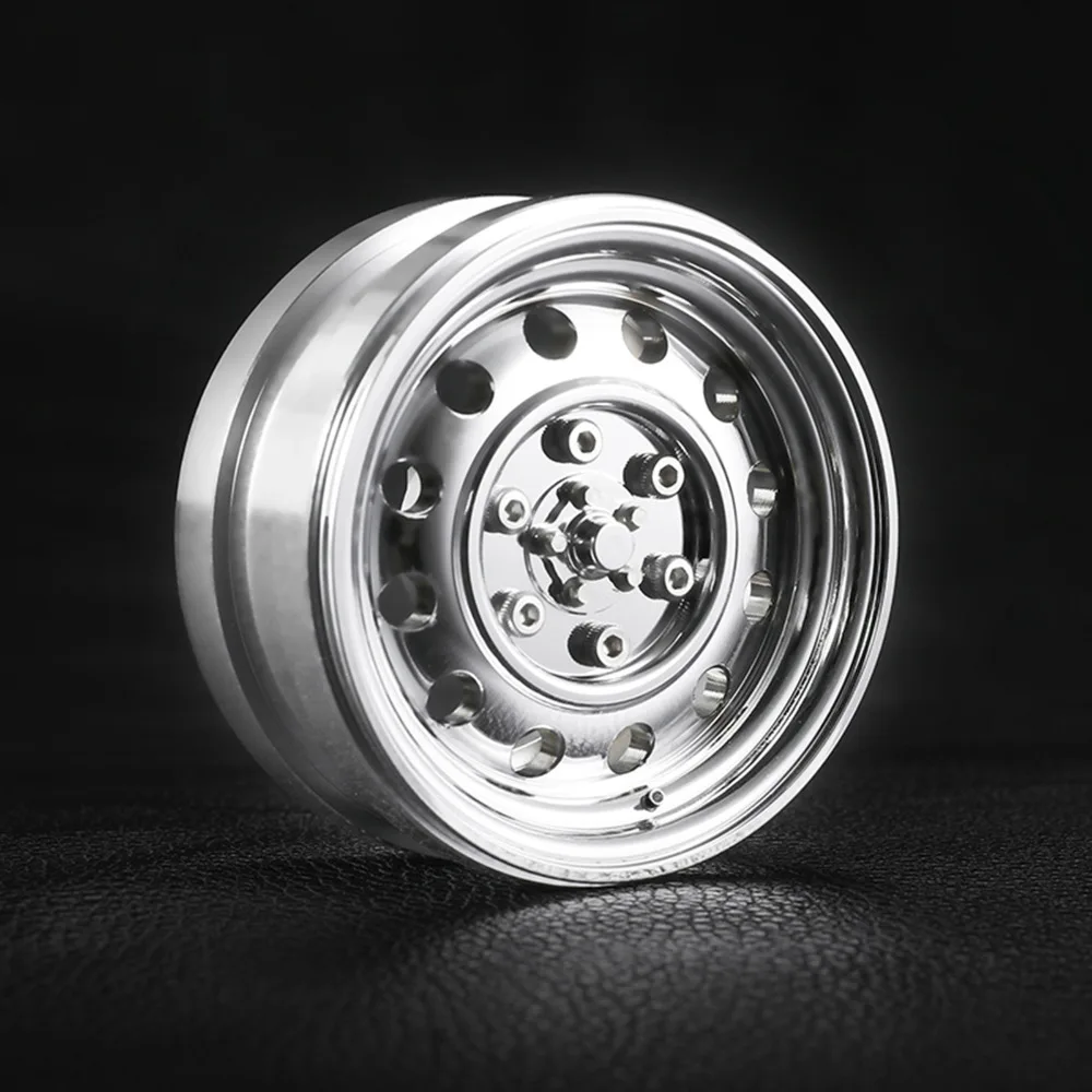 

4 PCS Aluminum alloy Wheel Rim 1.9inch Wheel Rims for TRX4 VP SCX10 D90 RC4wd 94180 Rock Crawler RC Car Parts