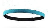 Новые однотонные нескользящие для мужчин женщин Sweatband Спорт повязка на голову для фитнеса теннис бадминтон баскетбол повязки на голову для бега волос Пот Группа - Цвет: Цвет: желтый