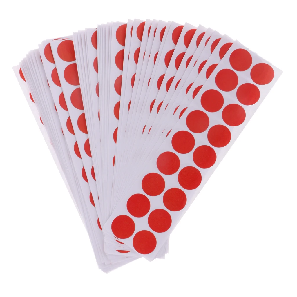 1800 Pieces Shooting Target Stickers Premium Self Adhesive Round Targets Pasters Paper Target Sticker